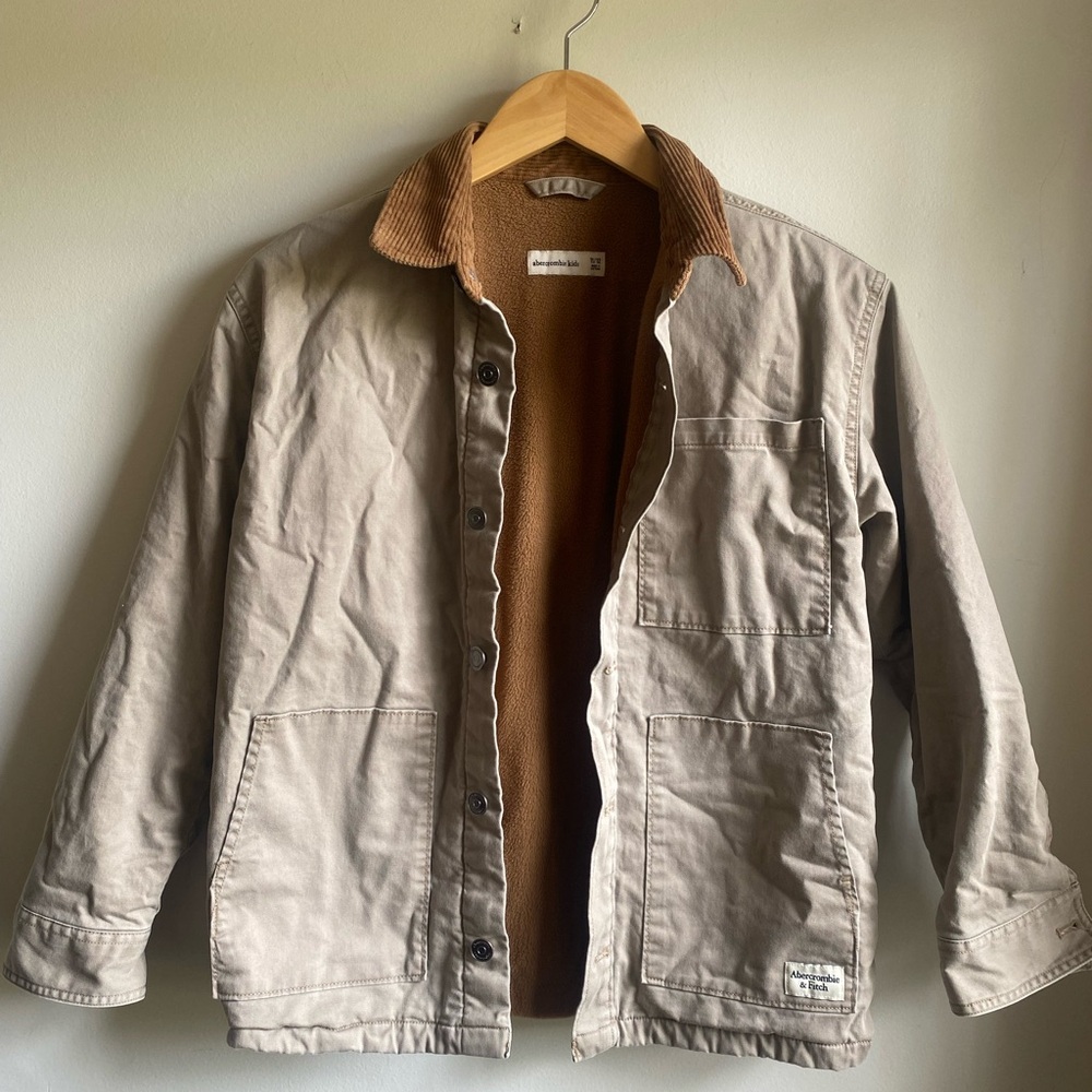 Abercrombie Kids Tan Barn Jacket
